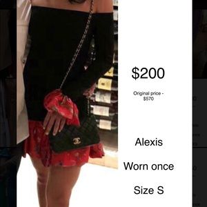 Alexis Black Mini Dress - perfect for a party! Steels the show.